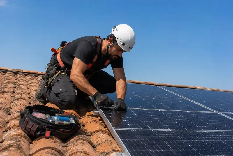 Maintenance et monitoring de panneaux solaires à Saint-Georges-de-Noisné