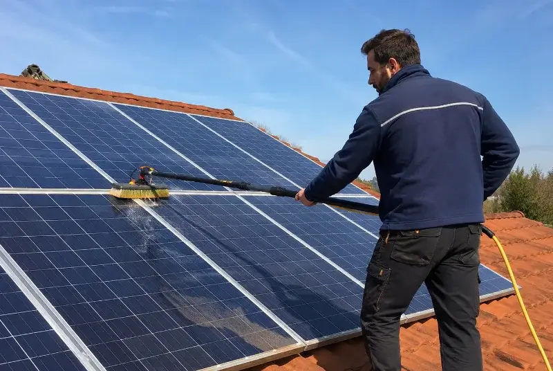 Nettoyage et entretien de panneaux solaires à Saint-Georges-de-Noisné
